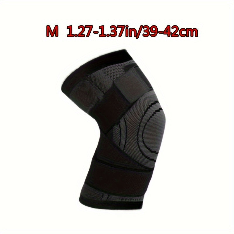 1pc Strap Knee Protector Sports Knee Support Adjustable Compression Breathable Joint Protection Sports Knee Protector Strap Compression Basketball Running