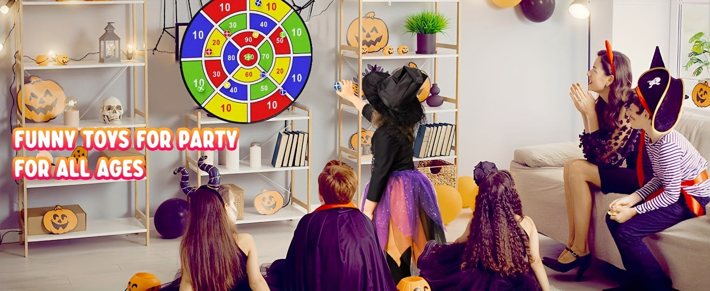 29" Large Dart Board With Sticky Balls, Indoor&Outdoor Fun Party Play Game Toys, Birthday Gifts For Boys&Girls