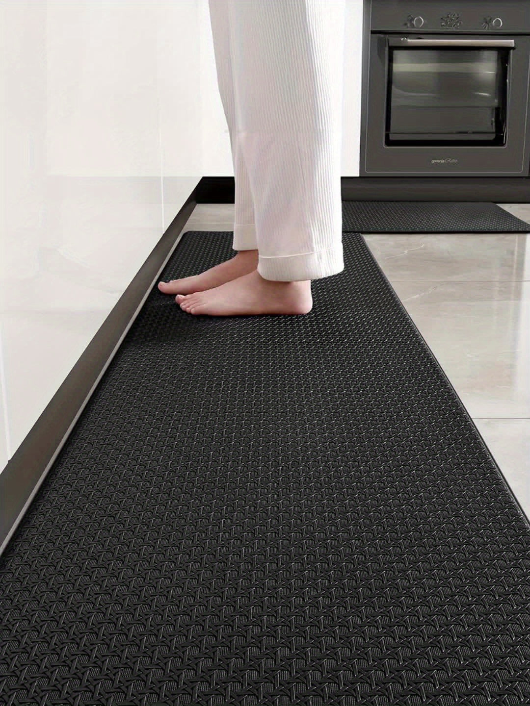 [Non-Slip Kitchen Mat] 2pcs Non-Slip Kitchen Floor Mat | High Quality Standing Mat for Kitchen, Sink, Office, Christmas Decorations for Home, Mom Christmas Gifts, Kitchen Rugs Sets And Runners