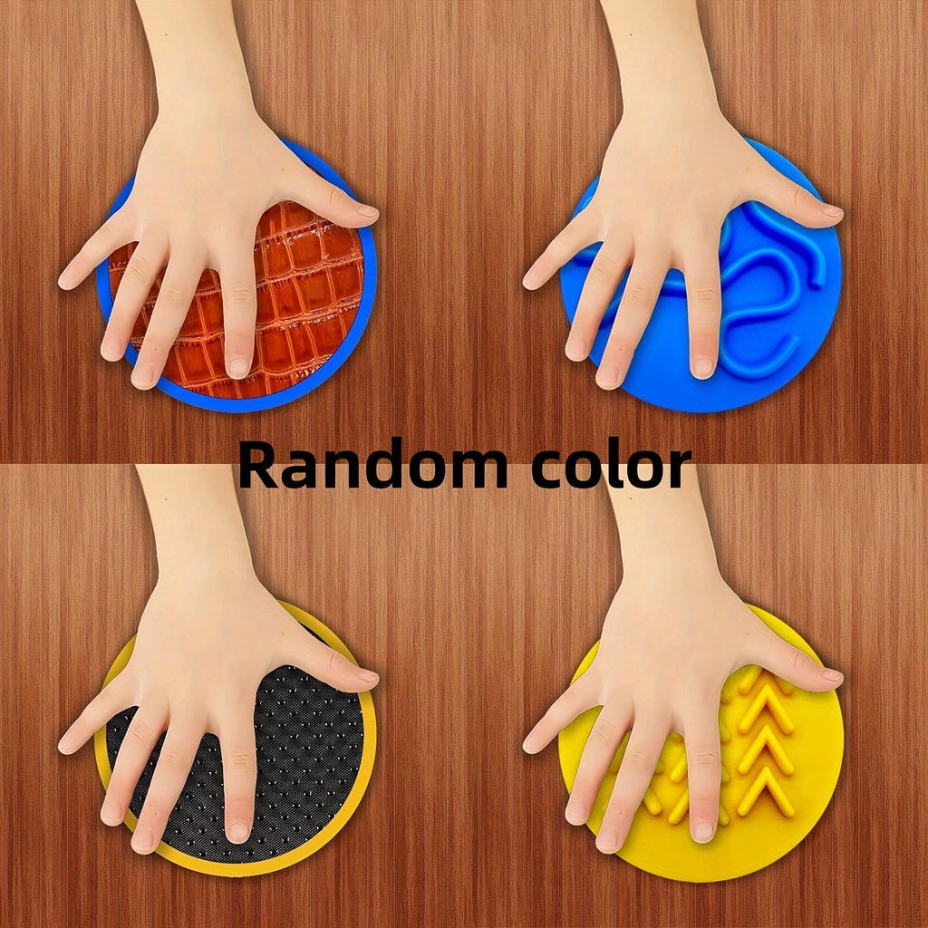 10pcs Silicone Sensory Floor Mats for Kids - Non-Toxic,