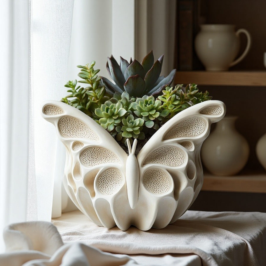 Mold for Making Butterfly Candles - a Silicone Mold That Can Be Reused for Projects with Epoxy Resin, Plaster, And Clay. It'S Versatile for Creating Succulent Planters, Pen Holders, And Candle Diffusers