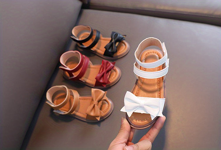 Girls' First Walkers Baby Sandals with Closure Non-Slip Beach Shoe Open-Toe Summer Girl