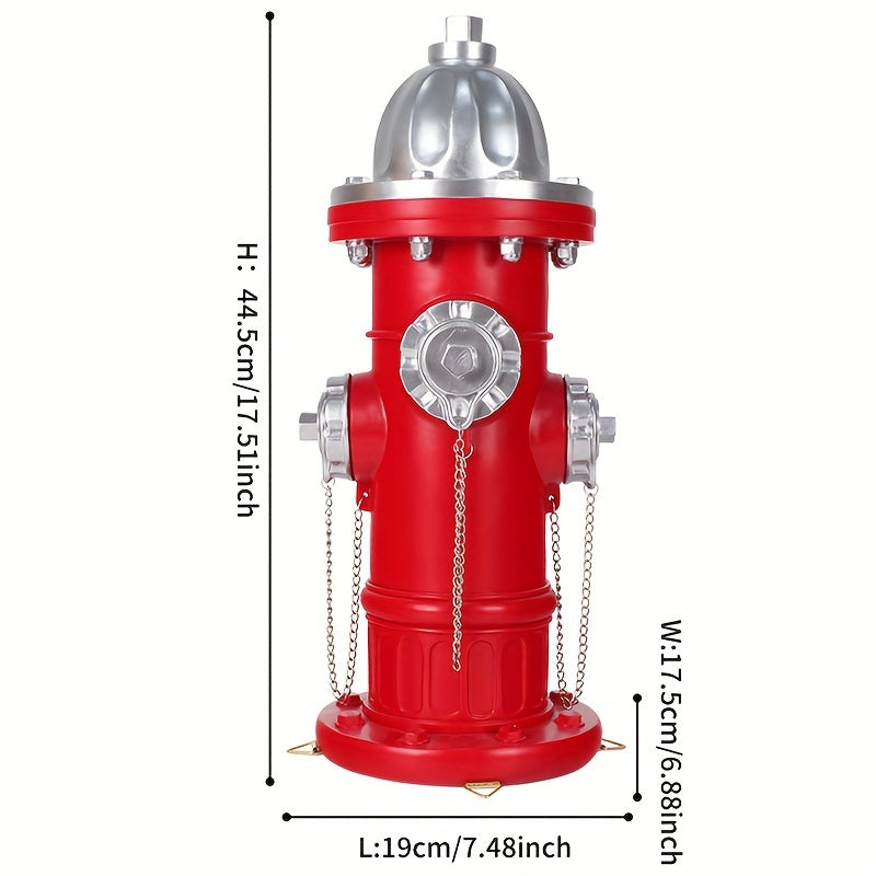 Large Fire Hydrant Resin Dog Urinal, Fire Hydrant Training Dog Toys, Outdoor Lawn Creative Ornament Outdoor Patio Forest Landscape Decoration