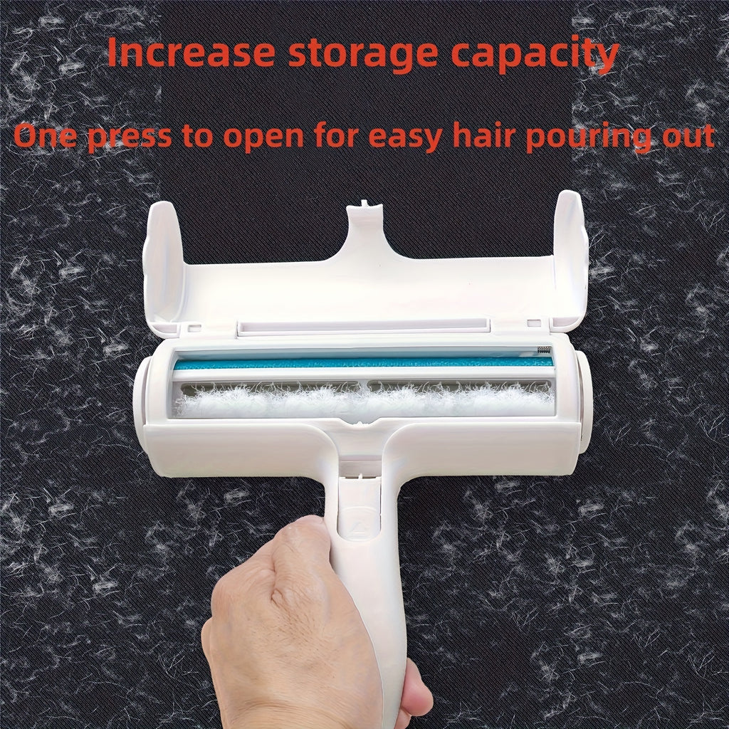 1pc Essential Pet Hair Remover Tool - Effortless Cleaning for Couch, Carpet & Furniture - Durable, Multi-Surface Lint Roller - Ideal for Cats & Dogs Fur Removal