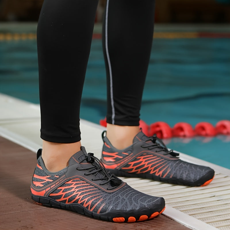 Adventure, Versatile Quick-Dry Footwear for Surfing, Swimming, Beach Tennis & Volleyball - Breathable Mesh & Durable Rubber Sole