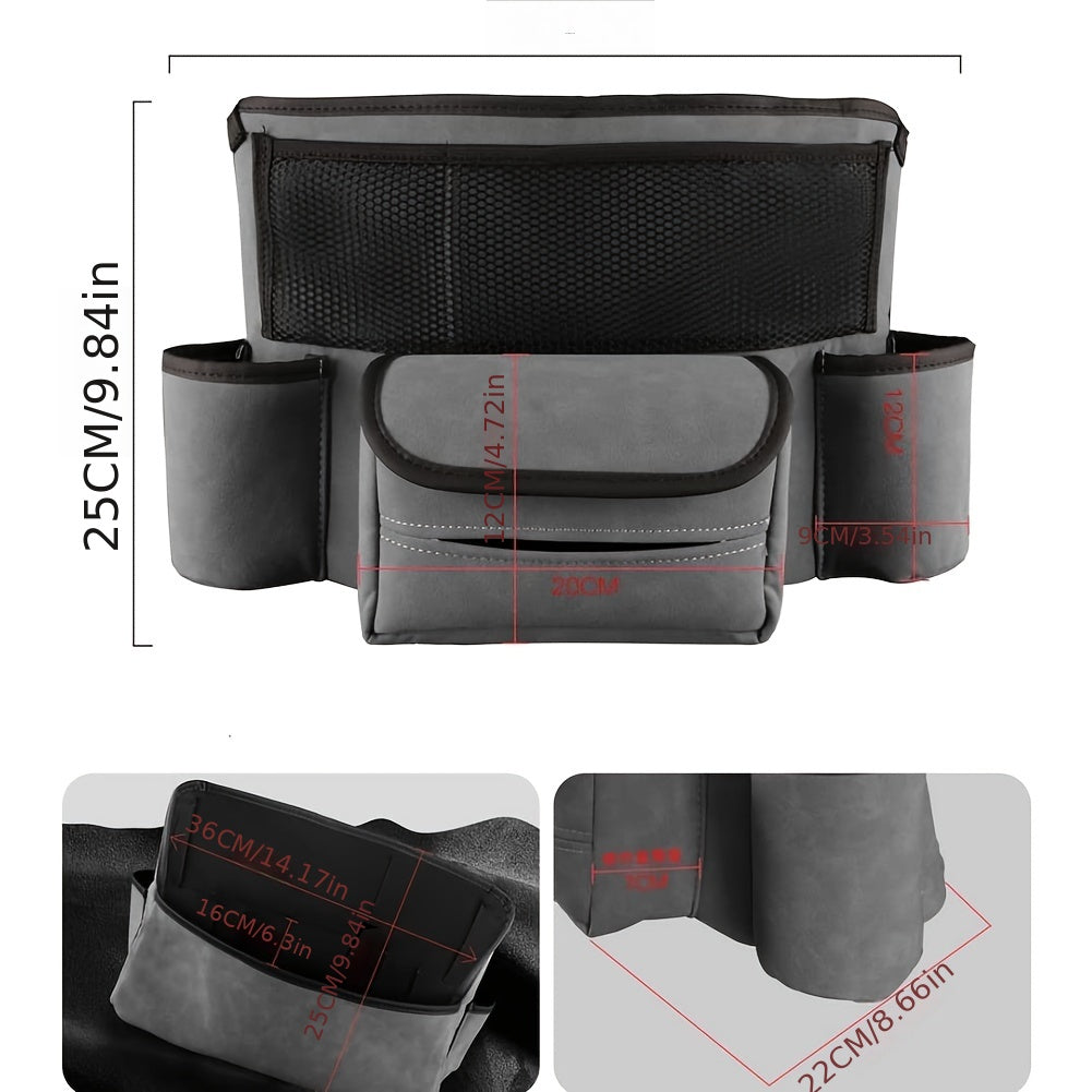 [Large Capacity Car Purse Holder] Car Handbag Holder Between Seats, Large Capacity Car Purse Holder Automotive Consoles & Organizers For Document Phone Storage Car Organizer