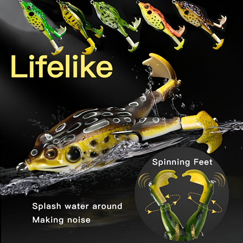 1pc ANFS Frog Leg Lure Fishing Reel - Soft Artificial Fish Bait