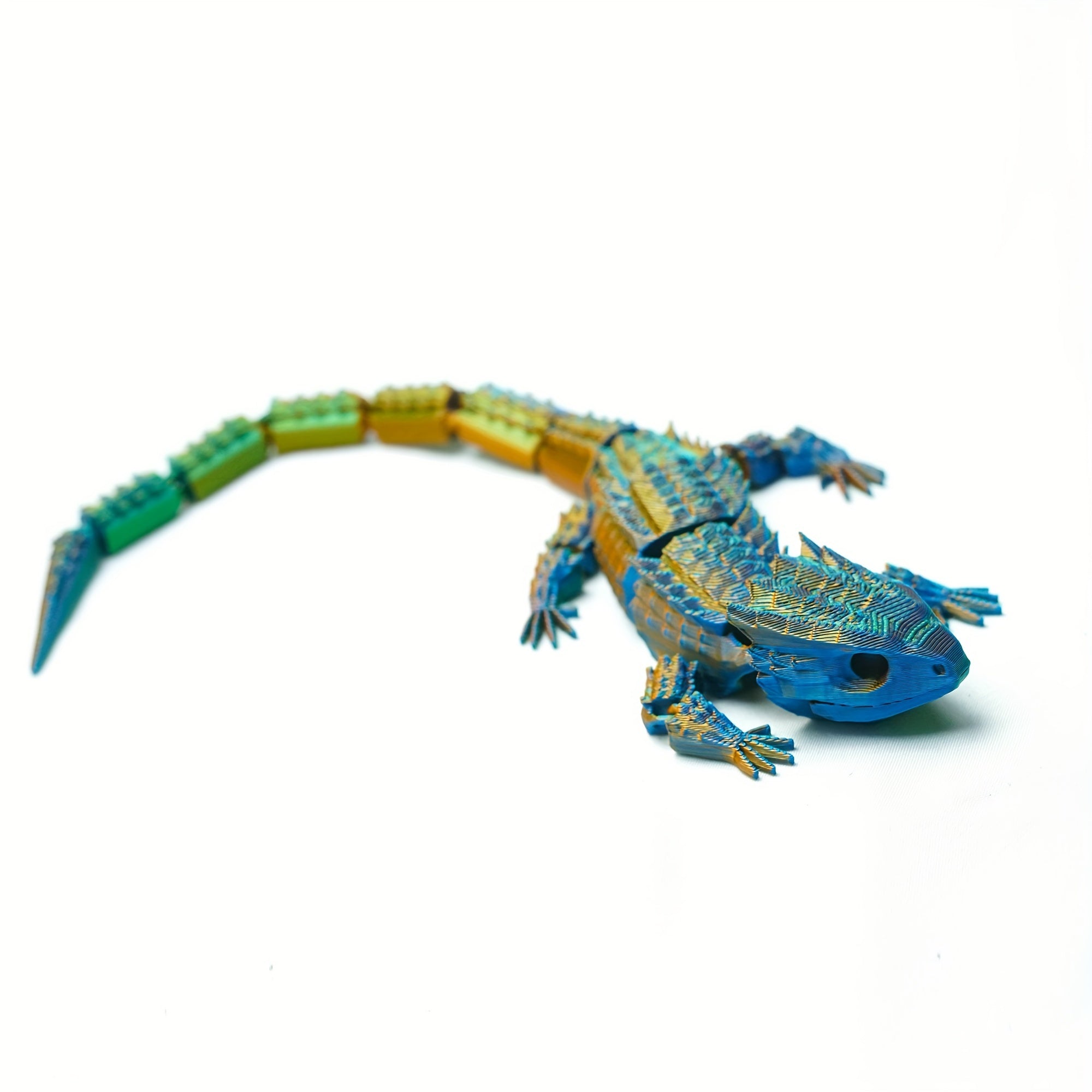 3D printed lizard laser crocodile joints that can be moved, Class A animals t