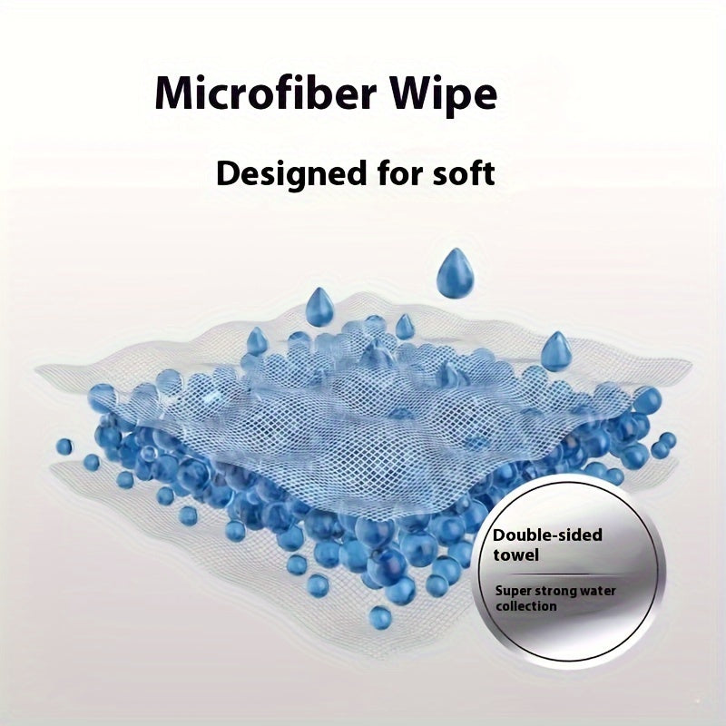 Twist Pigtail Towel Polyester Brocade Cleaning Towel,