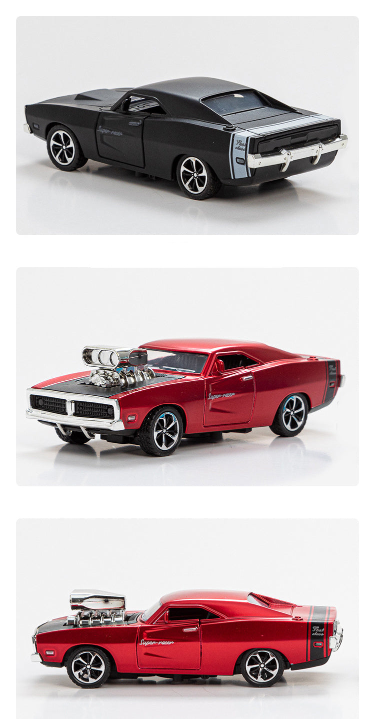 Simulation 1: 32 Alloy Sports Car Model Children's Toy Car Accessories Return Car Openable Die Casting Model Christmas, Halloween, Thanksgiving gifts