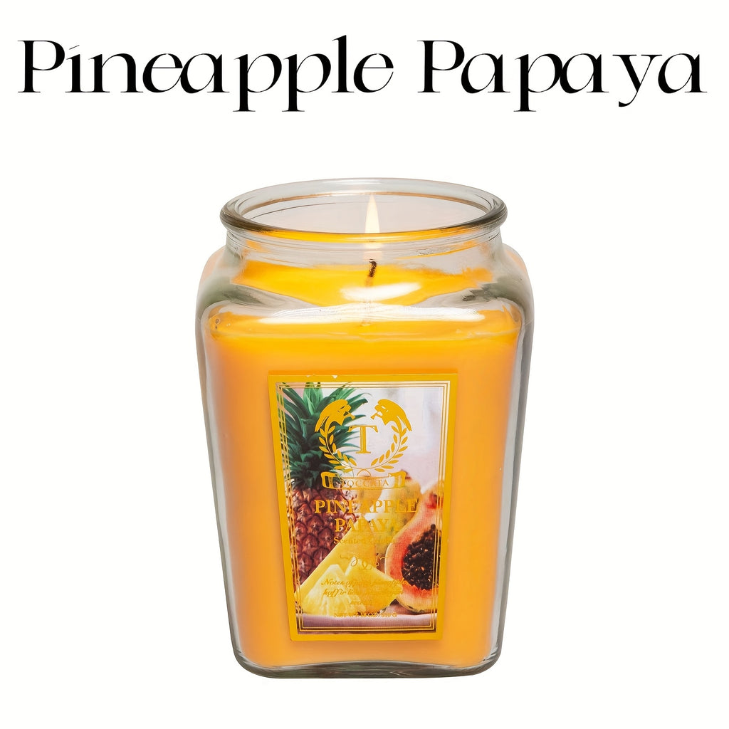 6-Scent Candle - 18oz Lavender & Vanilla Scented Candles in Glass Jars, Home Decor Gifts for Women, Mothers Day, Wedding, Birthday, Relaxing Spa & Special Occasions