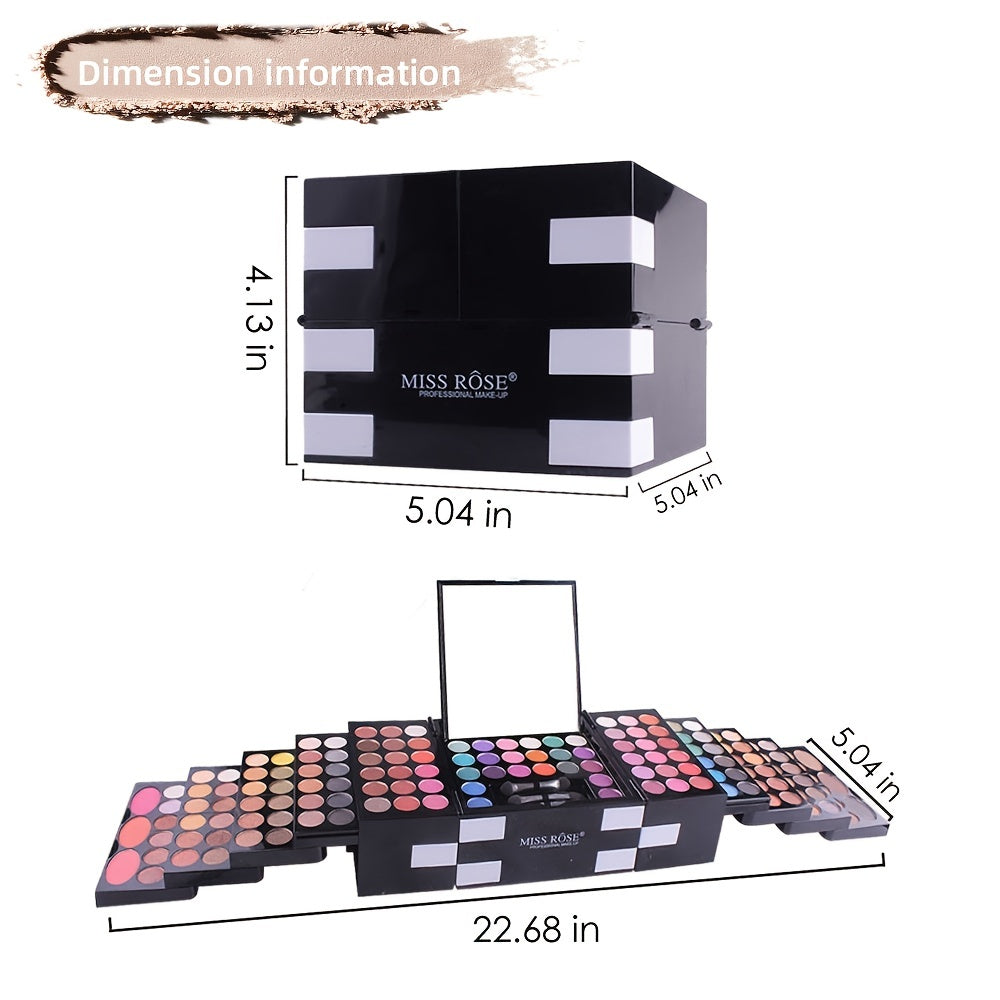 148-Color Ultimate Makeup Kit Collection - Includes 82-Color Pearly Eyeshadow Palette,