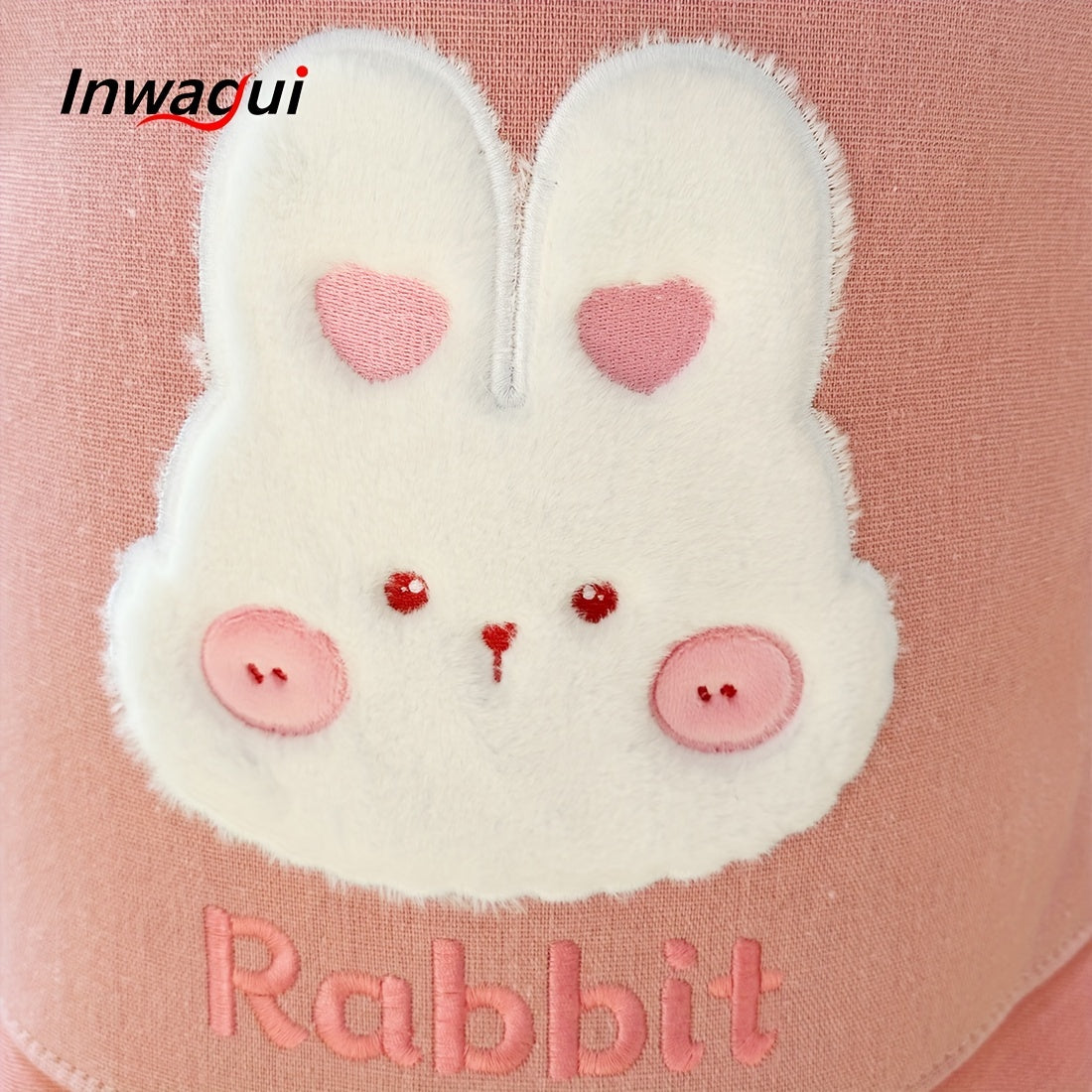 Inwagui Animal-Themed Foldable Storage Basket - Thick Fabric, Elephant, Rabbit & Alpaca Designs with Handles for Clothes, Toys, Books Organizer - Modern Home Decor, for Spring
