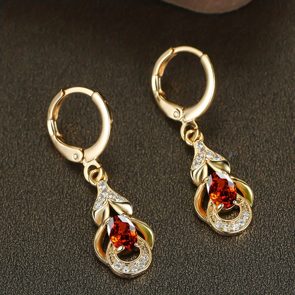 BAMOS Women's Elegant Bohemian Ethnic Statement Earrings