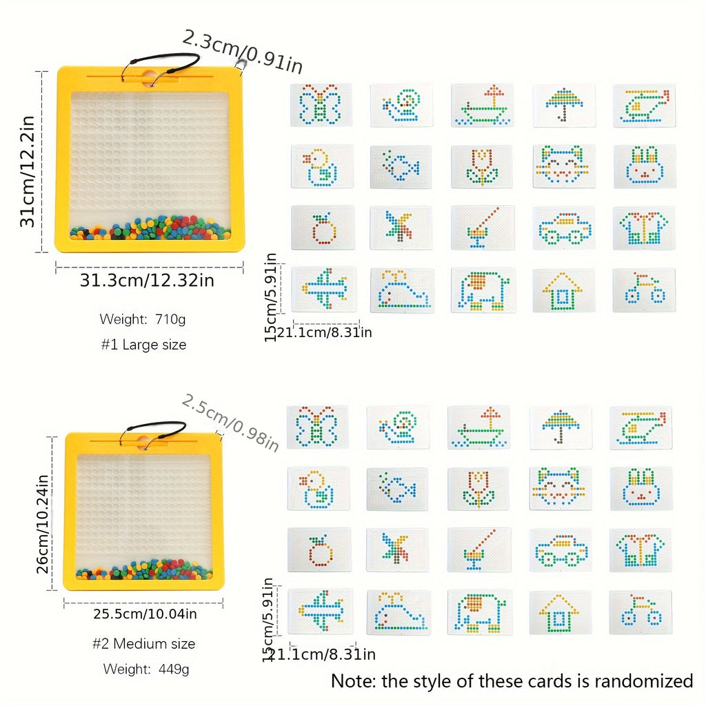 Drawing Board, Cute Pattern On The Double-Sided, Montessori Toys, Improve Picture Colors Recognition Skills