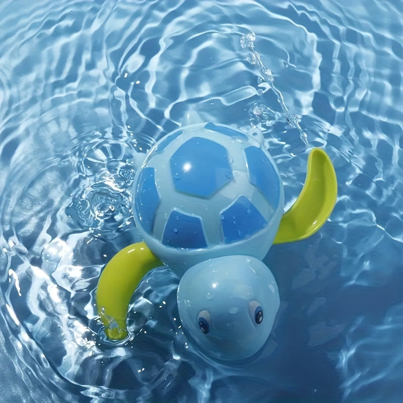 3-piece set,Bath Swimming Turtle Toy for Baby Toddler, Wind Up Chain Bathing Water Toy, Swimming Bathtub Pool Cute Swimming Turtle Toys for Boys Girls.