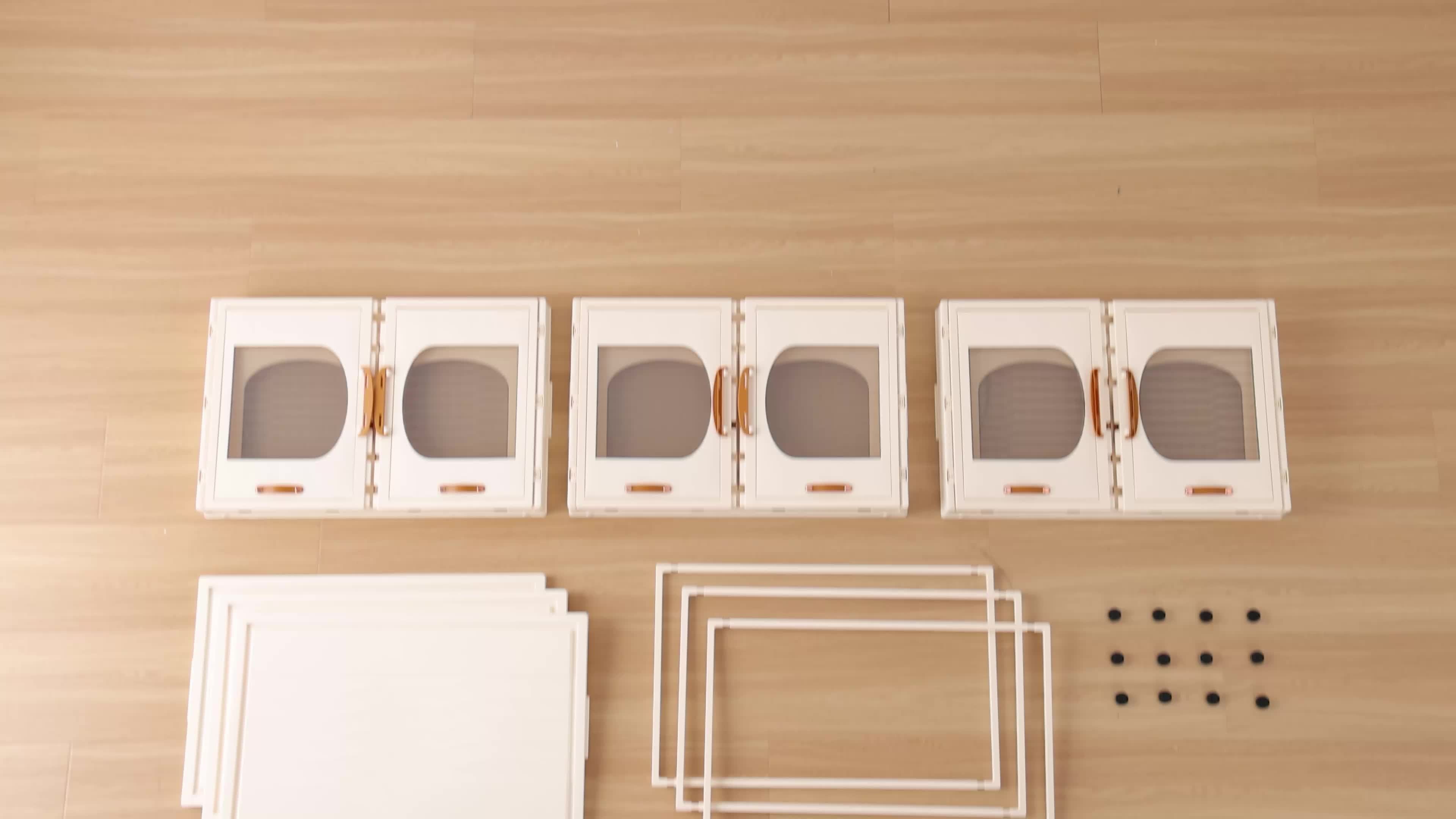75GALPlastic Storage Bins with Lids and Magnetic Doors | Food Storage Containers