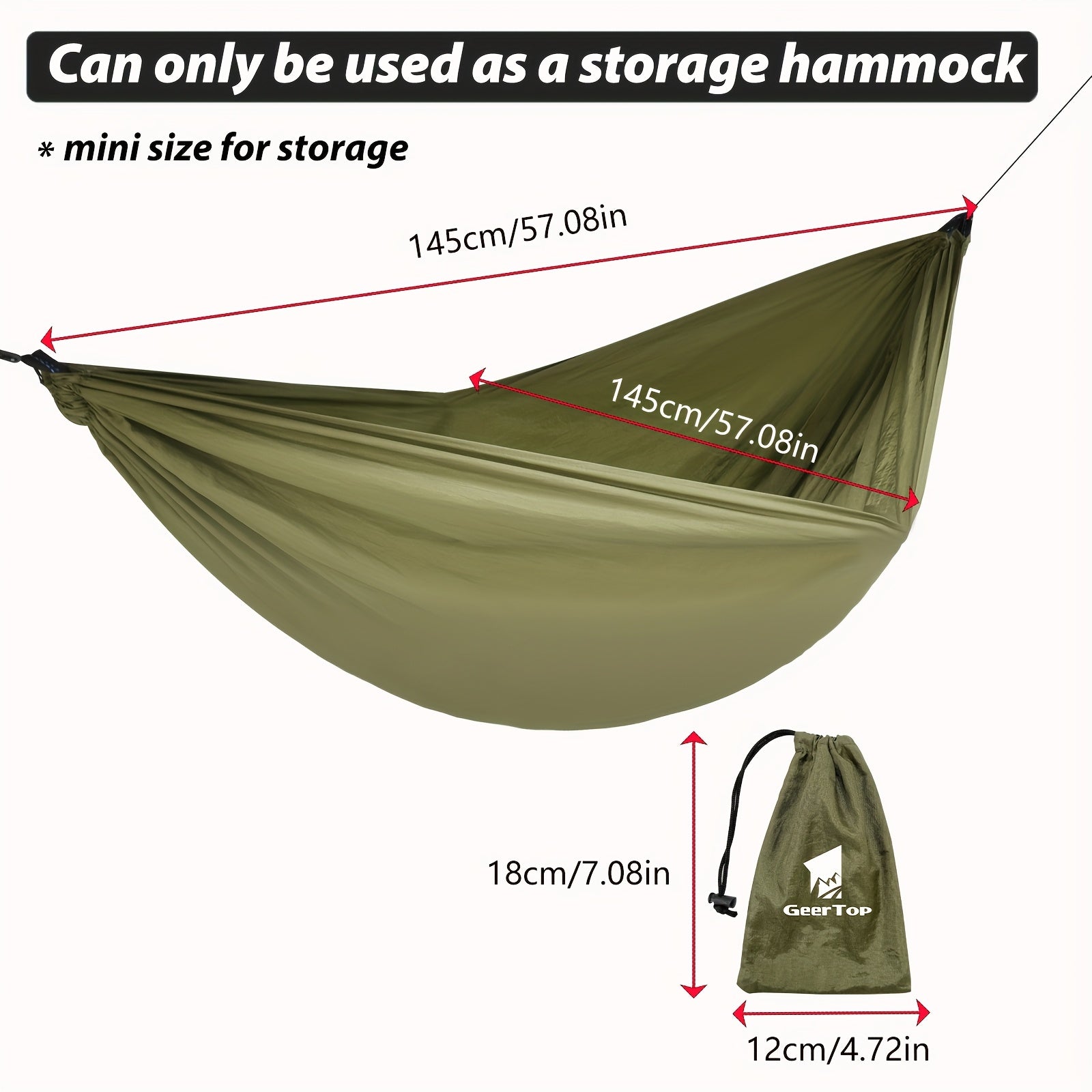 GEERTOP 3in 1 Outdoor Hammock with Mosquito Net Sun Shelter, Double Sleep Rest Camping Hammock for Backpacking Travel Garden Park