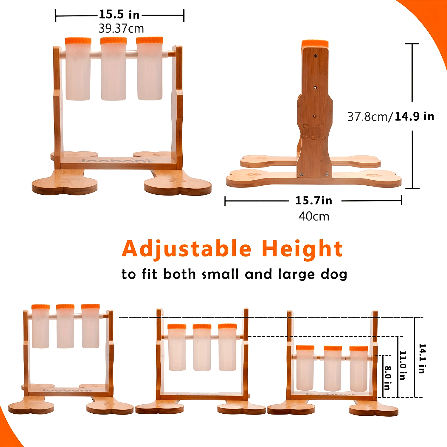 Dog Puzzle Toys Wooden -Interactive Slow Feeder Dog Toy, IQ