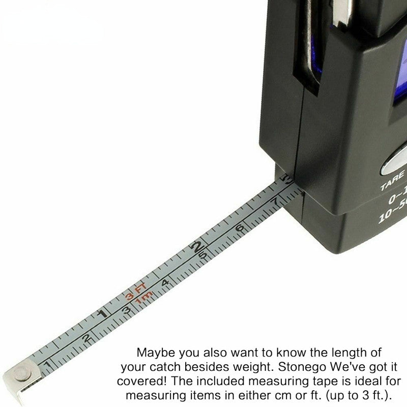 1pc Portable Digital Fishing Scale with Hanging Hook -