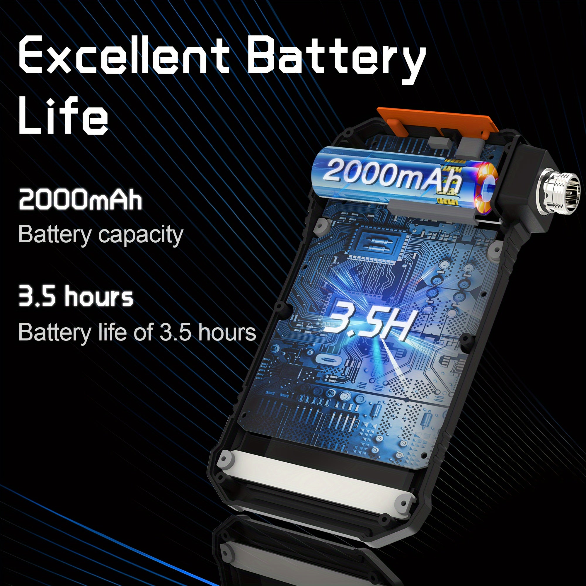 4. 3" IPS HD Borescope Camera with High-Quality 1080P Lens and Bright Headlight for Automotive and House Pipe Inspection