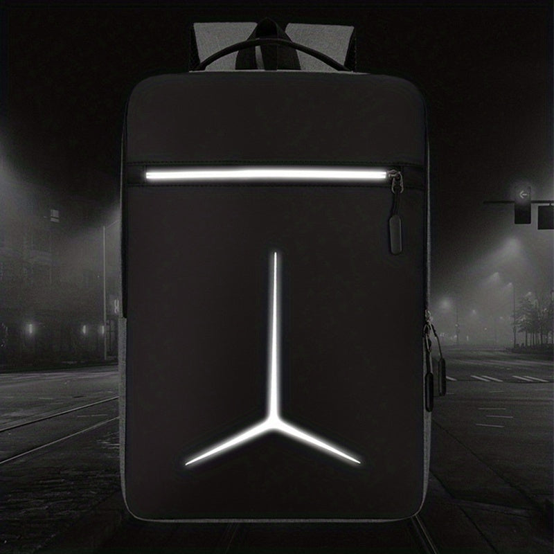 Waterproof Sports Backpack with USB Charging Ports and Reflective Strip - Ideal for Outdoor Travel and Sports - Perfect Gift for Men