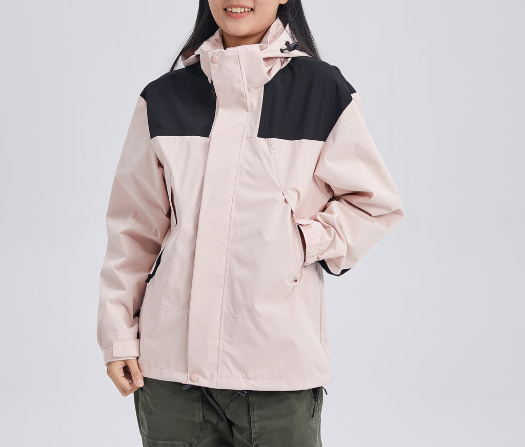 Women's 3-in-1 Outdoor Sports Jacket - Windproof, Waterproof, and Perfect for Mountaineering and Skiing