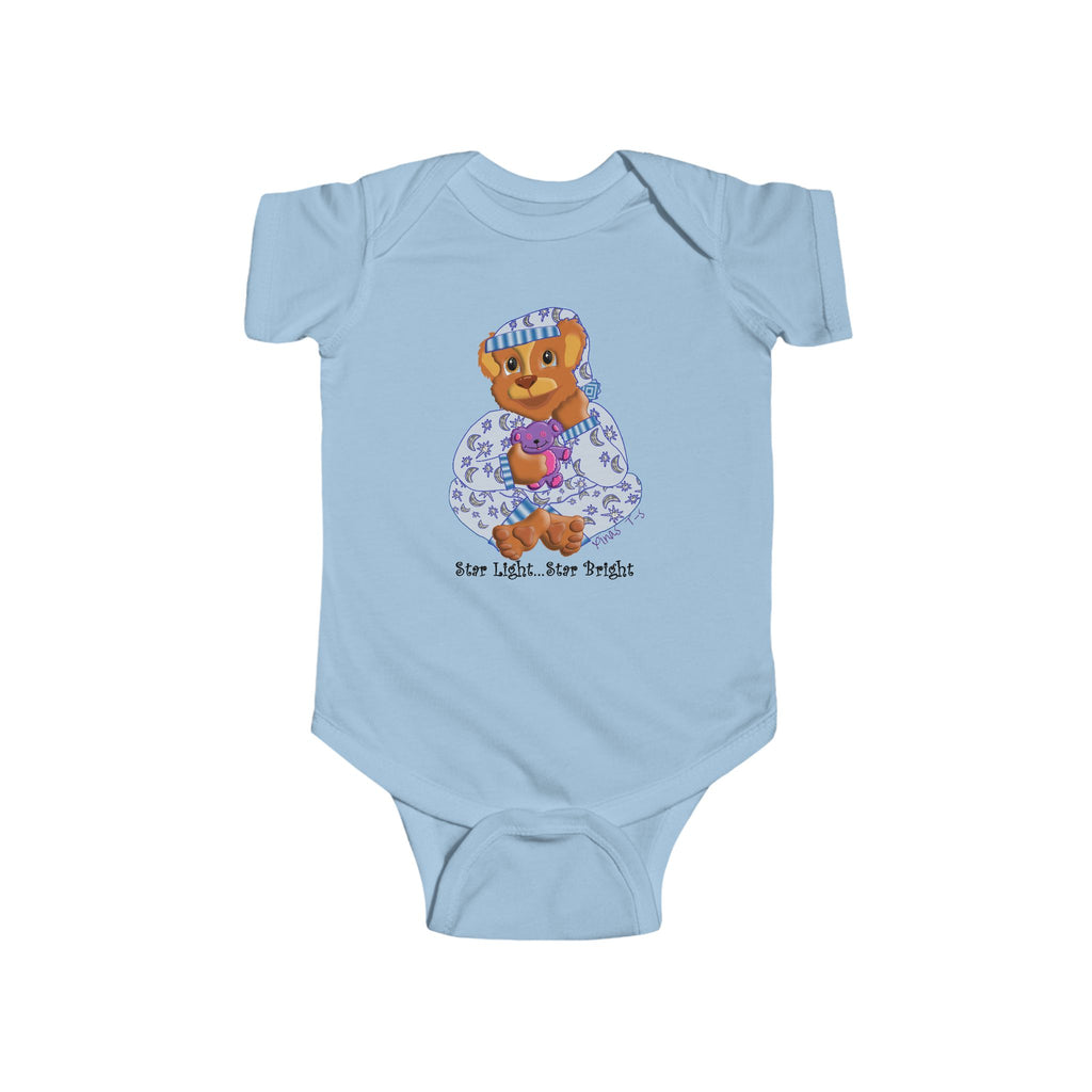 Infant Bodysuit — Cute 'G'Nite Teddy' Cartoon Baby One-Piece