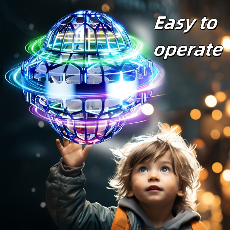 Third Generation Intelligent Sensing UFO, Automatic Spinning Aerocra, Charging, Colorful LED, New Strange Toys, Fall Resistant, Outdoor Toys, , Birthday Gifts halloween christmas gift