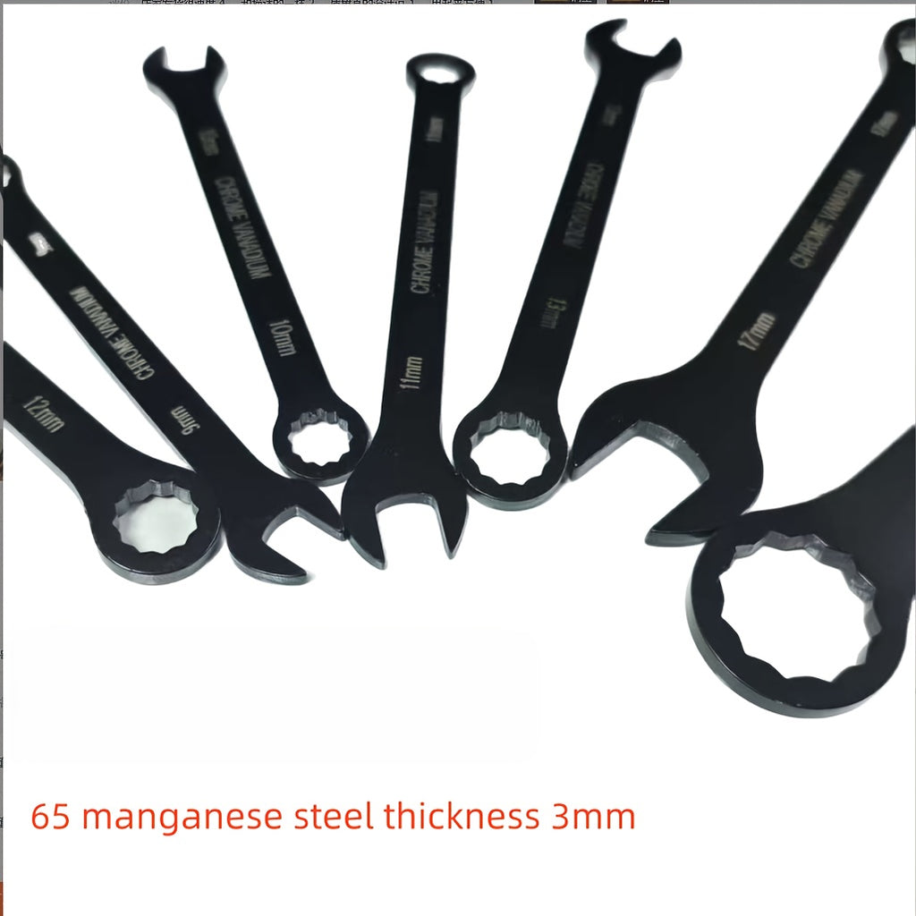 14pcs Industrial-Grade Dual-Purpose Combination Wrench Set