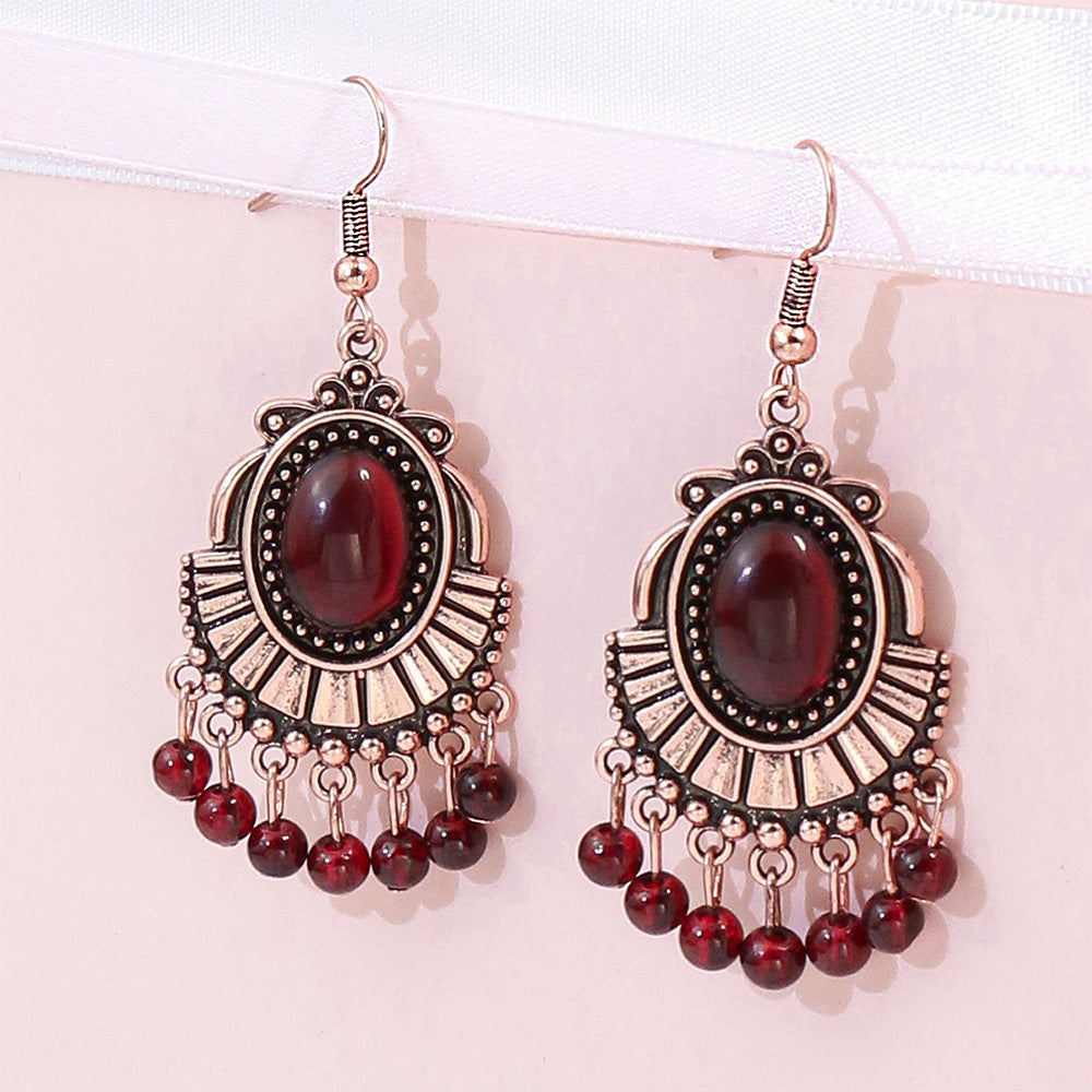 1 Pair/4 Pairs Vintage Style Women's Pendant  Tassel Earrings