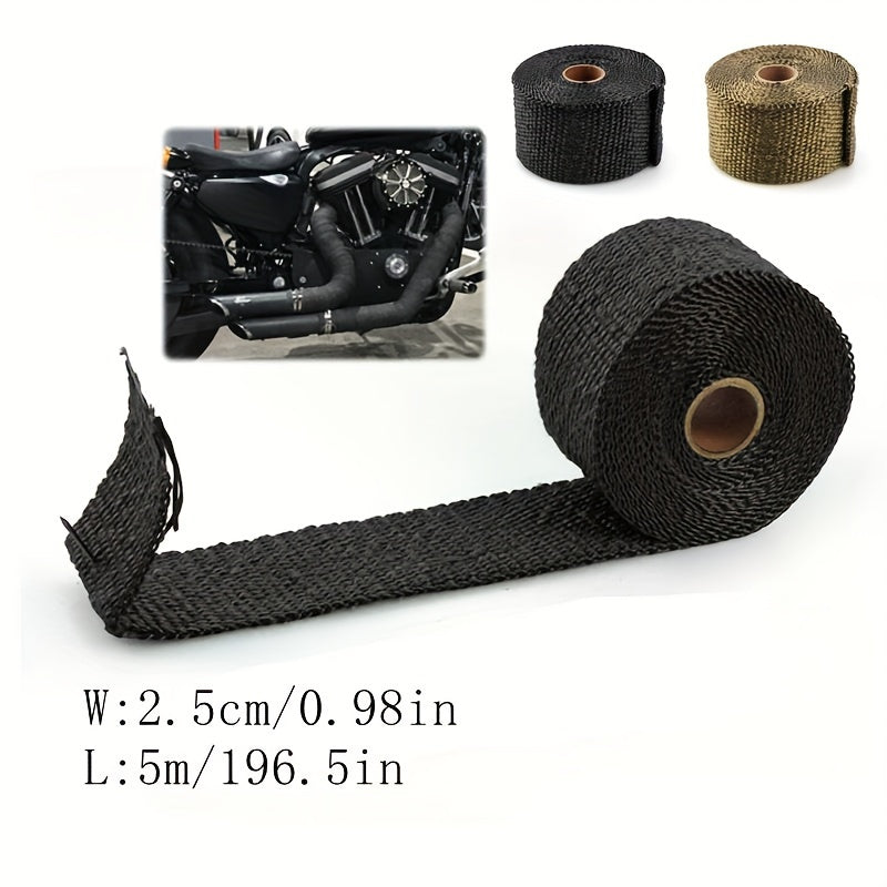 High Temperature Glass Fiber Tape 196.5 inch - Insulation Heat Resistant