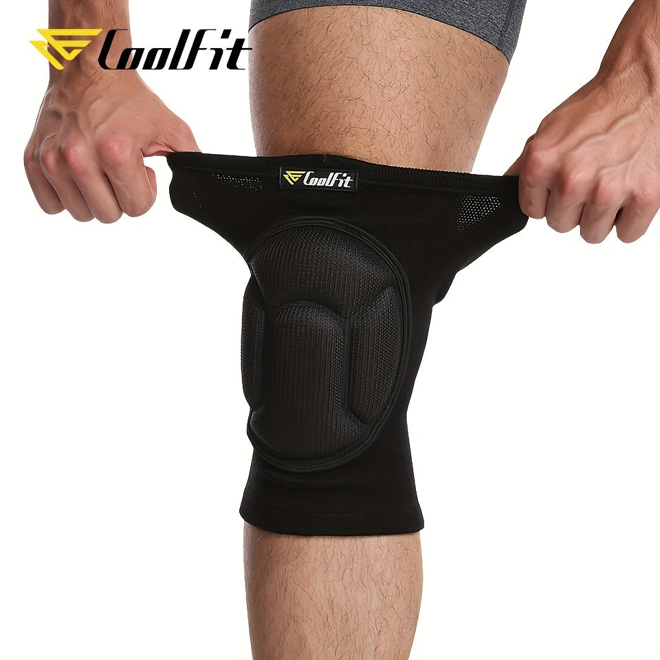 2-Pack Coolfit Thickened Sports Knee Pads for Dance and Streetwear
