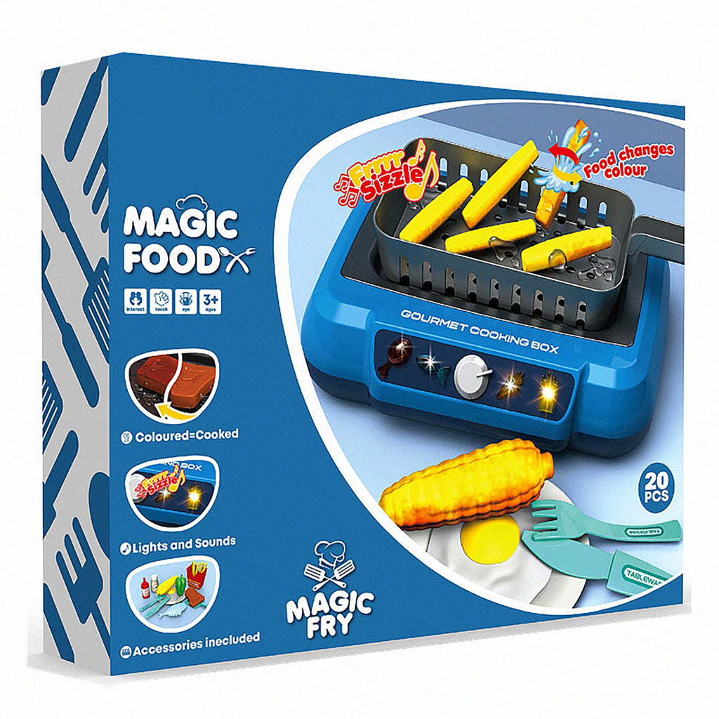 Grassland Camping Children'S Cooking Kit Toys Sound And Light Simulation Barbecue Grill,
