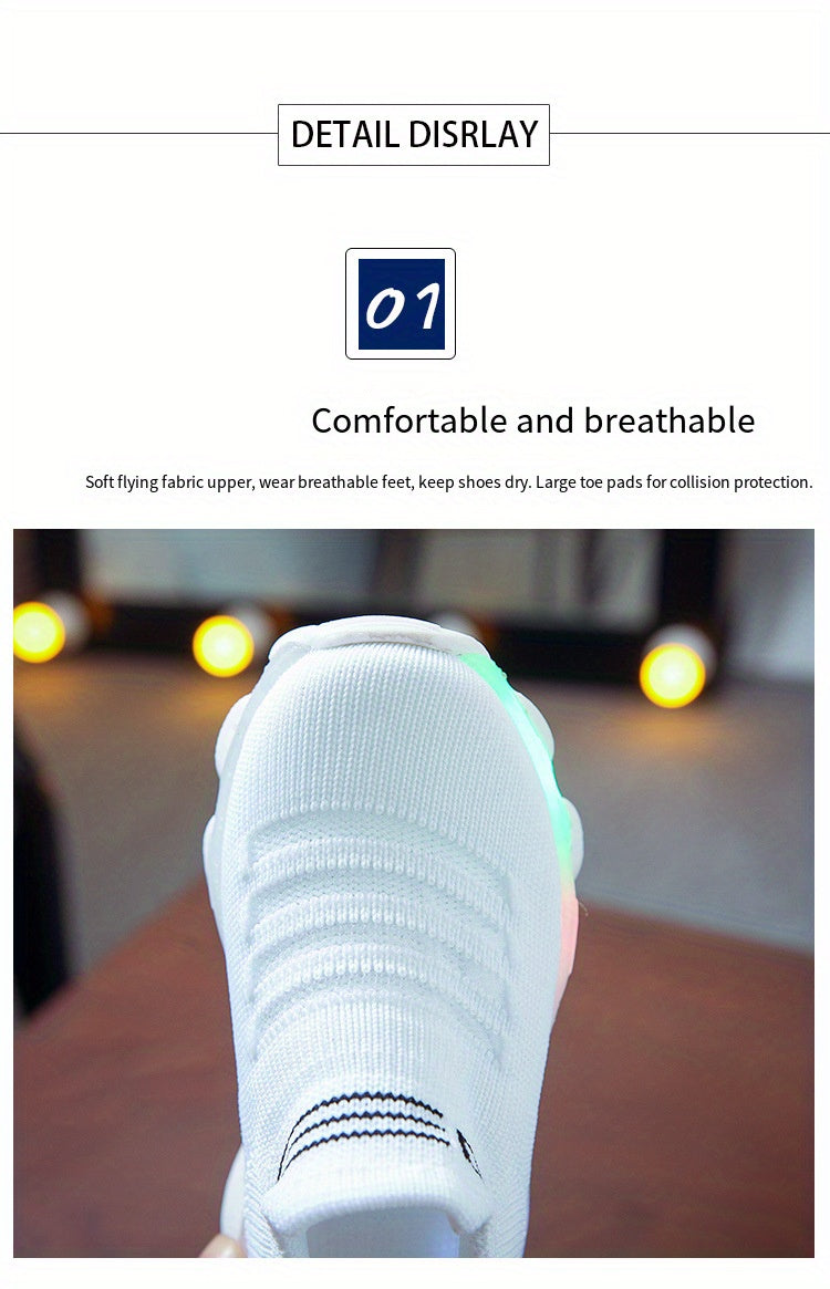 [Casual Sports Shoes] Breathable Lightweight Dual-Color Gradient Canvas Shoes | Boys' and Girls' Casual Sports Shoes for Students, White