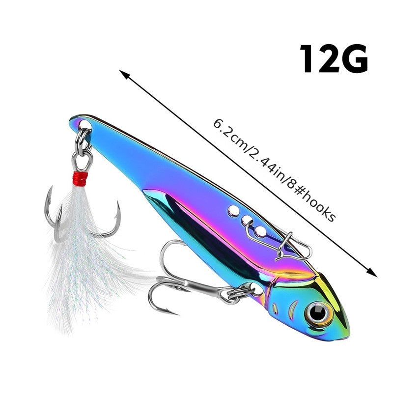 3D Fishing Lures with Reflective Coating - Premium Copper Alloy & Stainless Steel Construction for Successful Catches