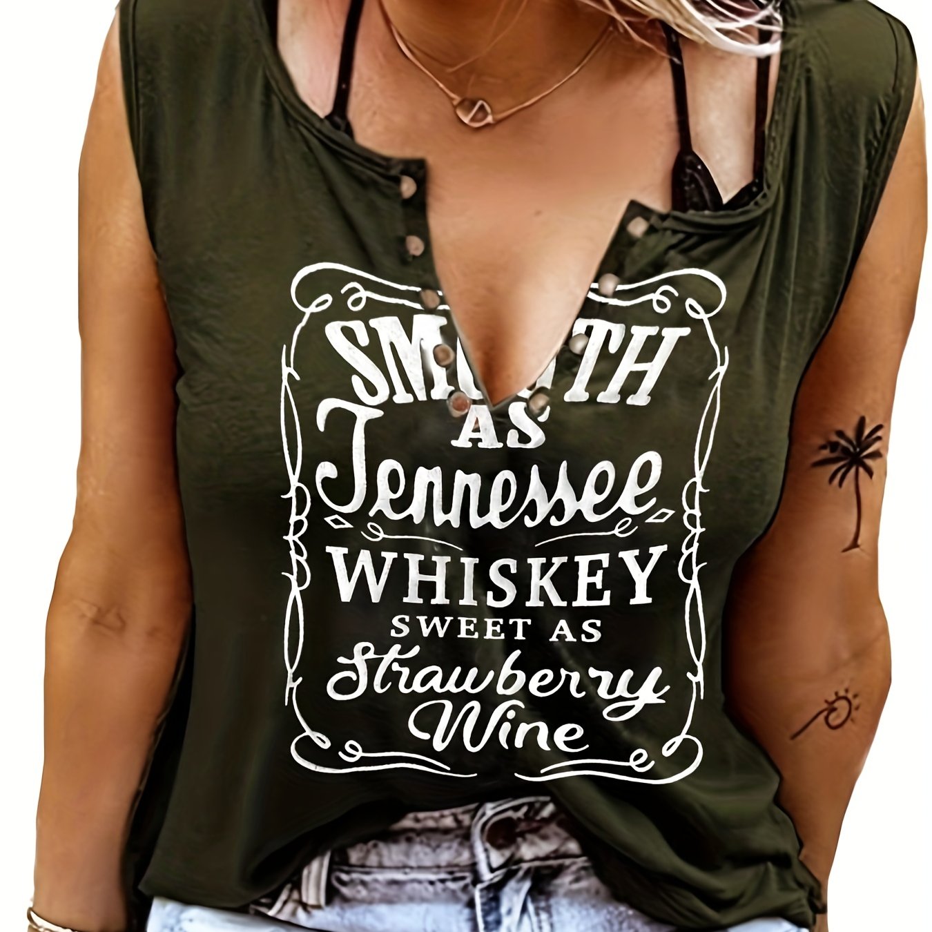 [Country Music Tank Top] Soft Pink Women's Tank Top | Smooth As Tennessee Whiskey Sweet As Strawberry Wine