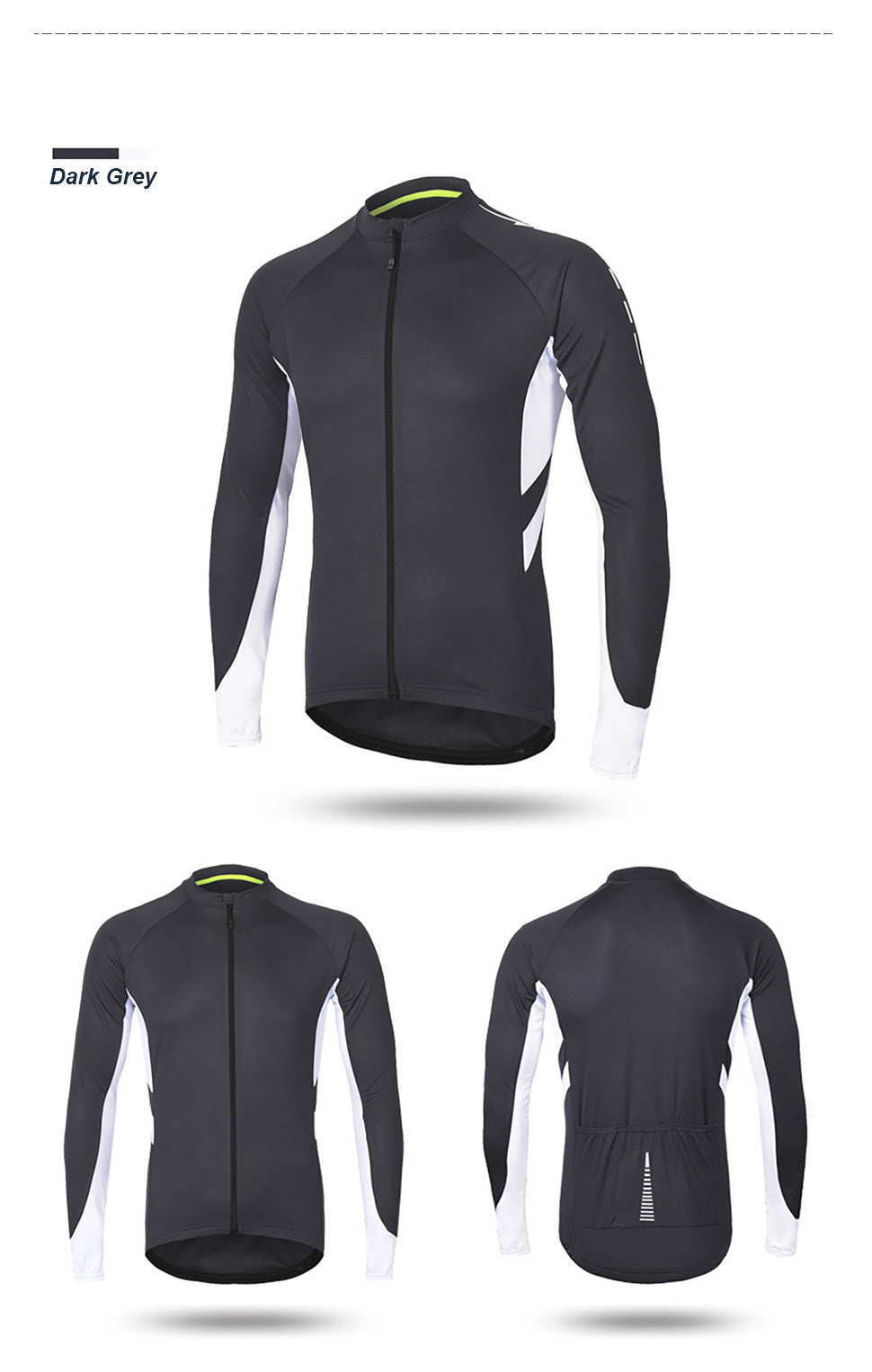 Quick-drying Breathable Men's Cycling Jersey with Pocket and Zipper