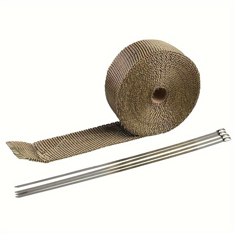 High Temperature Glass Fiber Tape 196.5 inch - Insulation Heat Resistant