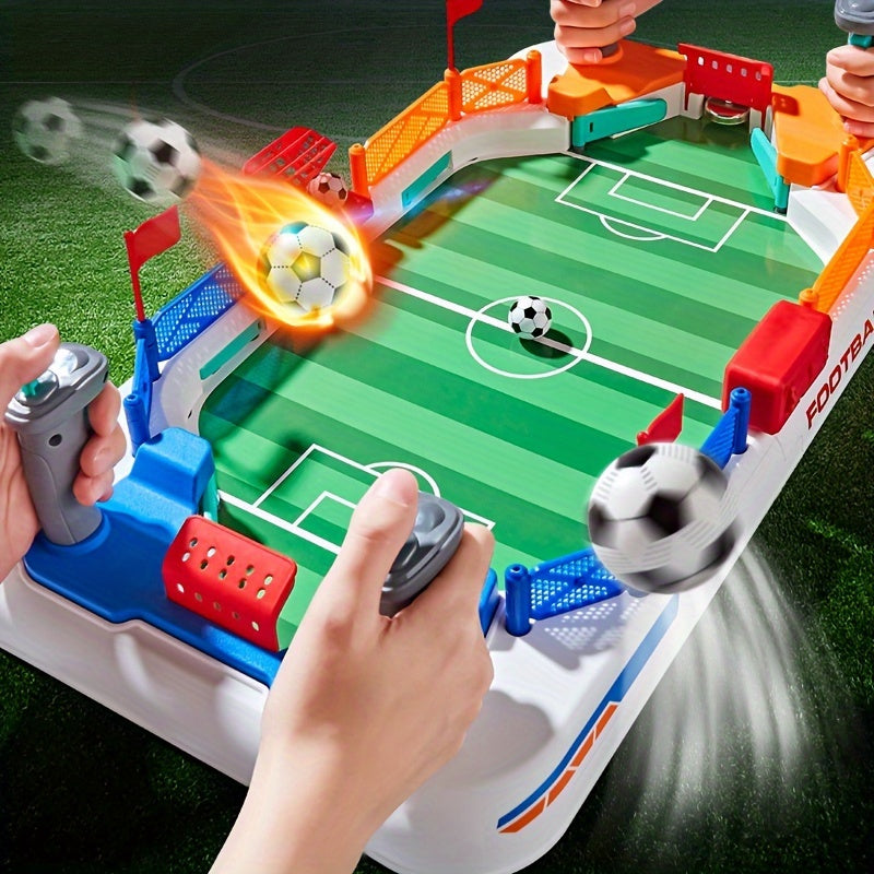 [2-in-1 Interactive Football Game] 1pc Interactive Table Football Game for Youngsters
