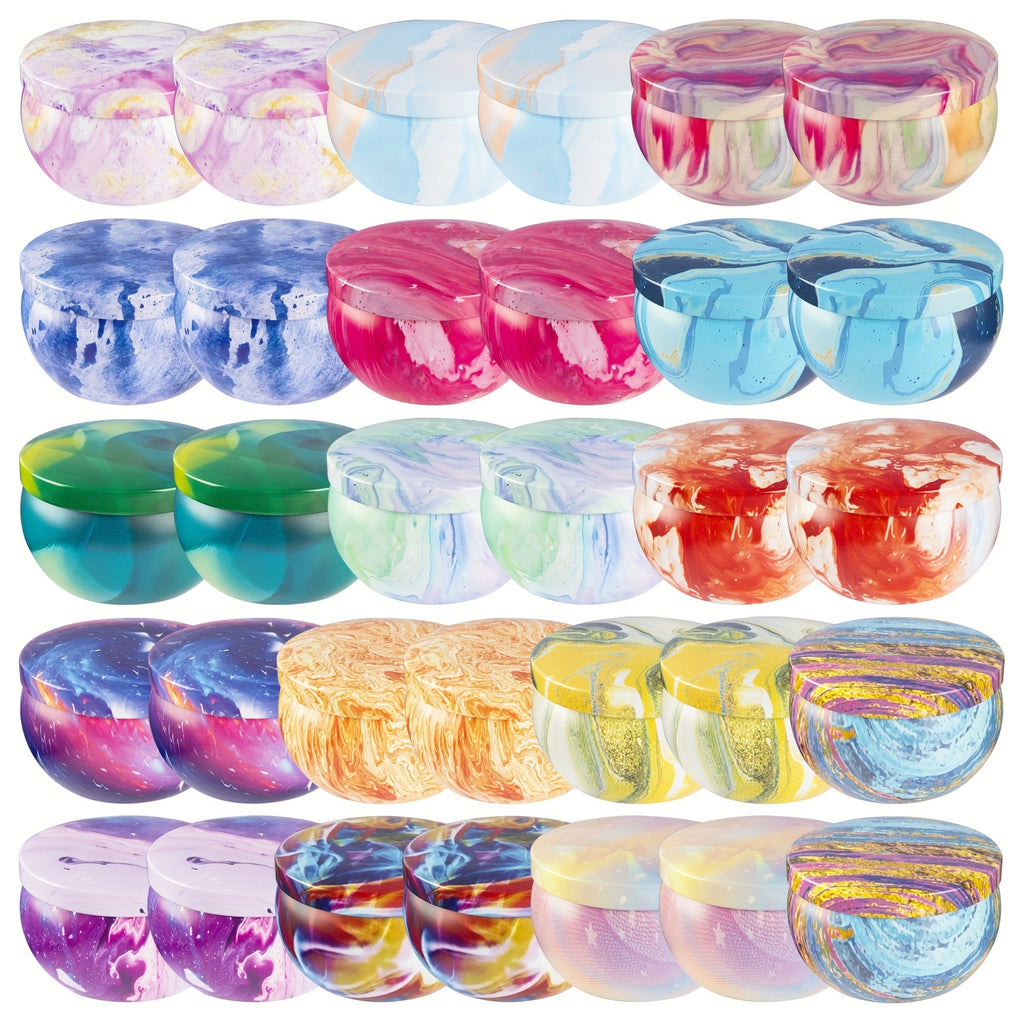 32pcs Natural Soy Wax Scented Candles - 15 Styles with Vibrant Landscape Designs, Aromatherapy for Relaxation & Relax, Perfect for Home Decor, Gifts, Holidays & All Occasions, Festive Gift Item | Artistic Design | Quality Fra