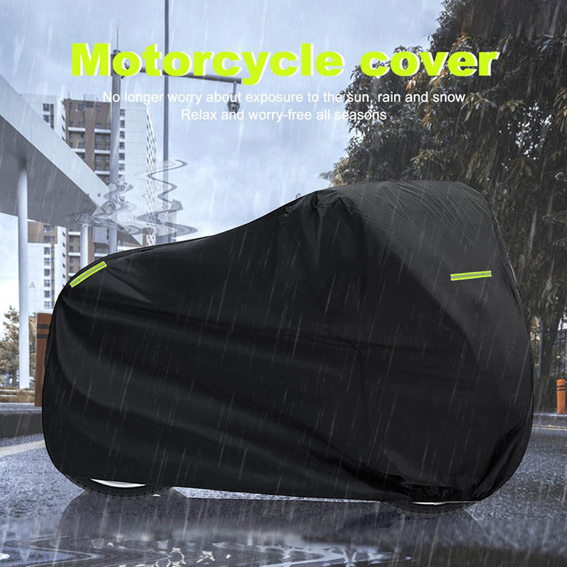 210Doxford Motorcycle Cover All Season, Universal Weather Durable Quality Waterproof Sun Outdoor Protection Scooter Shelter Tear Proof Night Reflective