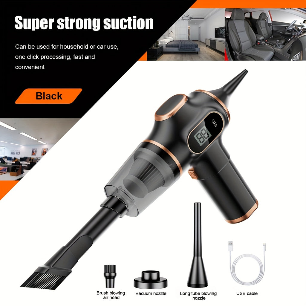4000mAh High-Power Portable Vacuum Cleaner -USB Rechargeable,