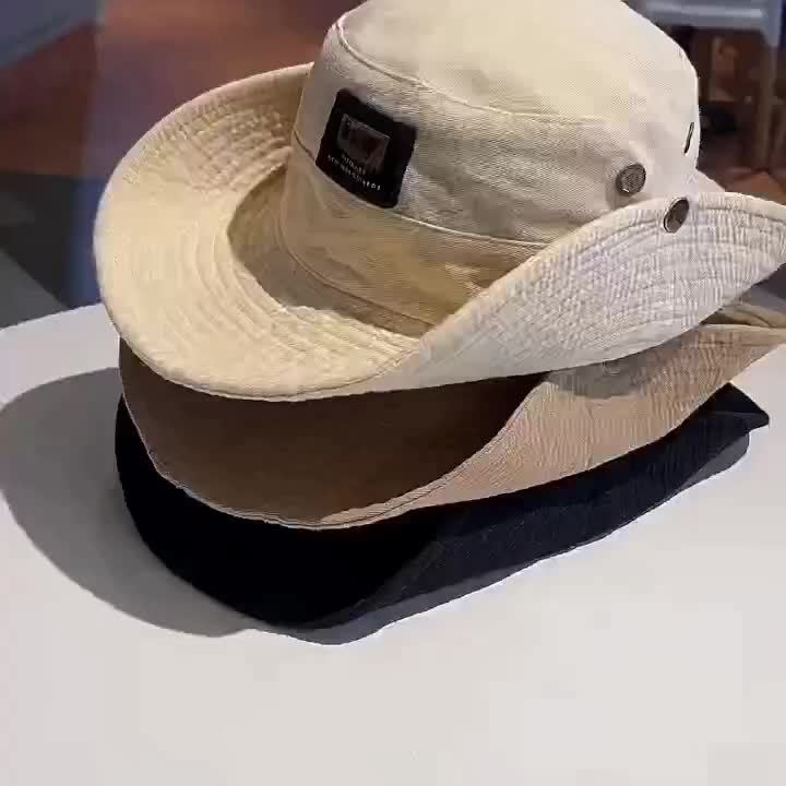Unisex Soft Bucket Hat - Wide Brim, UV Protection - Quick-Drying & Lightweight - Ideal for Fishing, Hiking, Beach & Sports