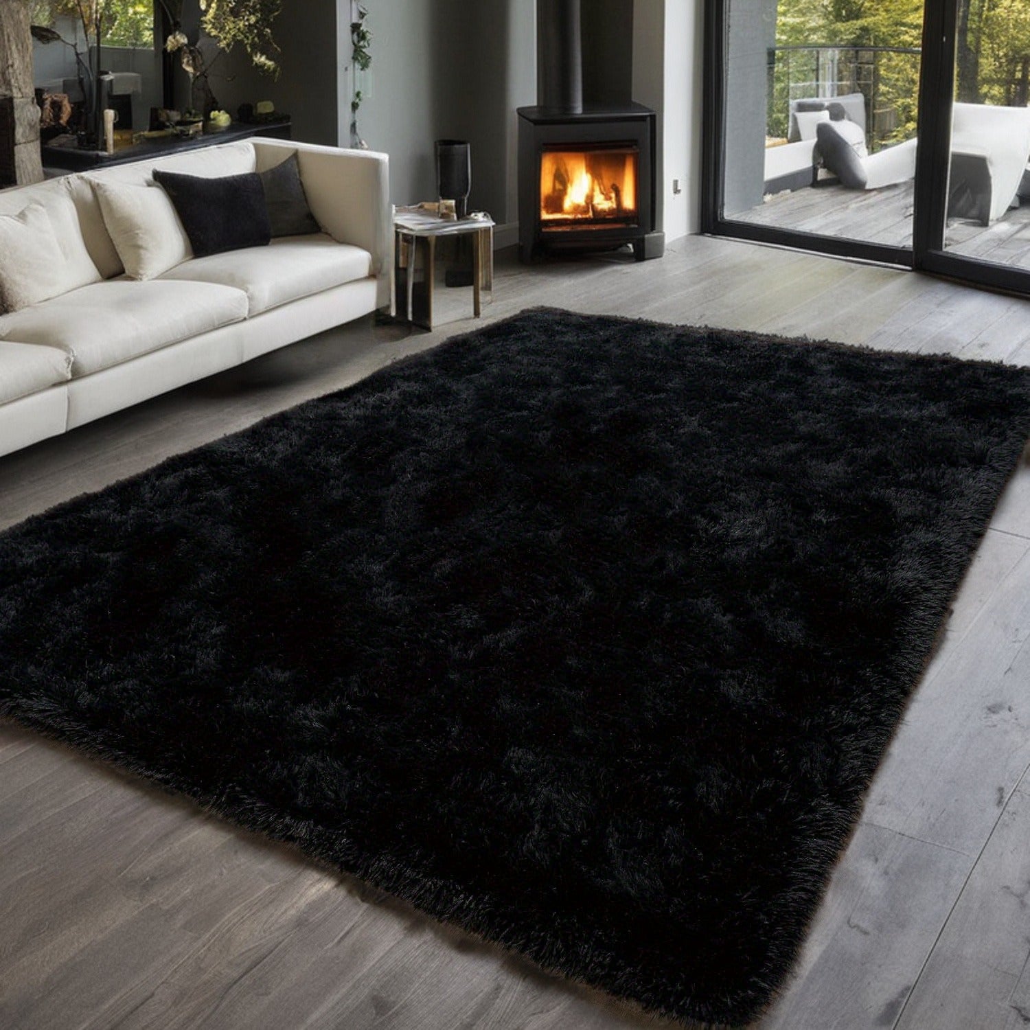 1pc Modern Plush Area Mat, Soft Polyester Fiber, Machine Washable, Non-Slip, Festive Decorative Mat for Living Room, Bedroom, Dorm, Entertainment - Ideal Gift and Home Decor, Bedroom Mat|Elegant Home Accent|Soft Polyester Mat