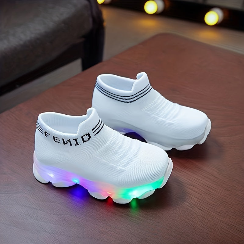 [Casual Sports Shoes] Breathable Lightweight Dual-Color Gradient Canvas Shoes | Boys' and Girls' Casual Sports Shoes for Students, White