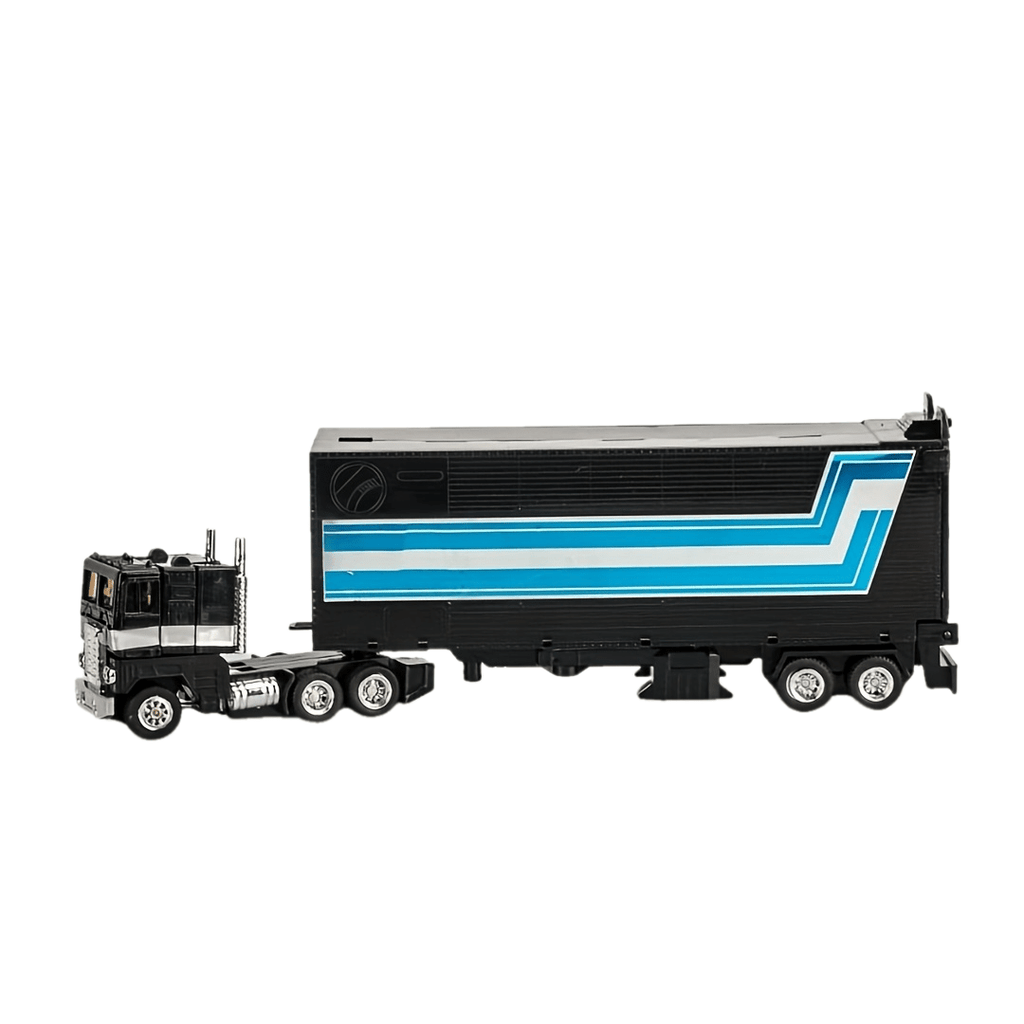 Kids Car Robot Toys Modal, Could Transform From Tractor Trailer To Robot, Black Edition, Reproduction Of 80s Version Collective Toys Gift Set For Fan