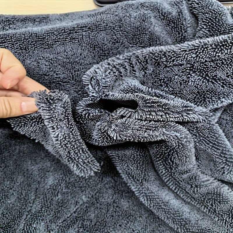 Twist Pigtail Towel Polyester Brocade Cleaning Towel,
