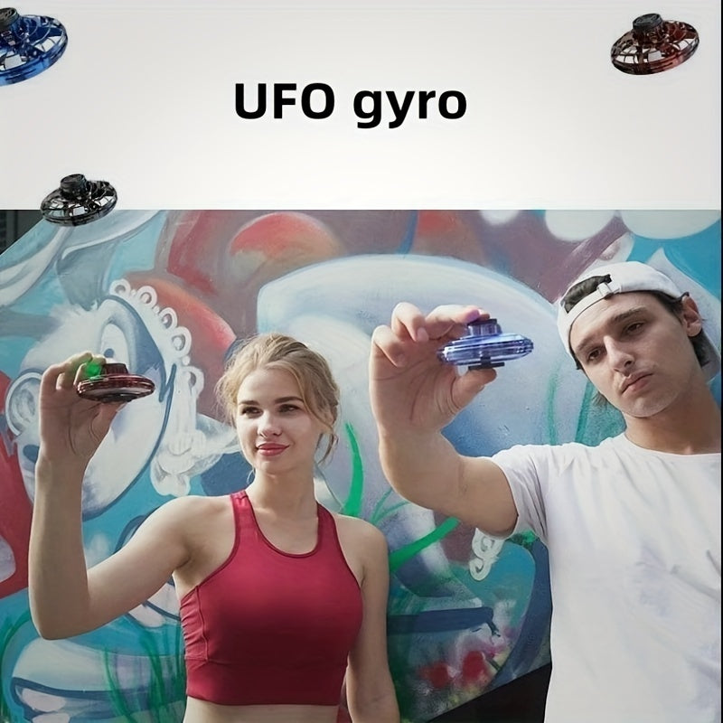 5th Generation Manual Mini Drone, UFO Magic Flying Ball With Lights, Floating Boomerang Fidget Spinner, Toys, Sensing Aircraft, 3-second Start, USB Charging, Gorgeous Lights Halloween Christmas Gifts