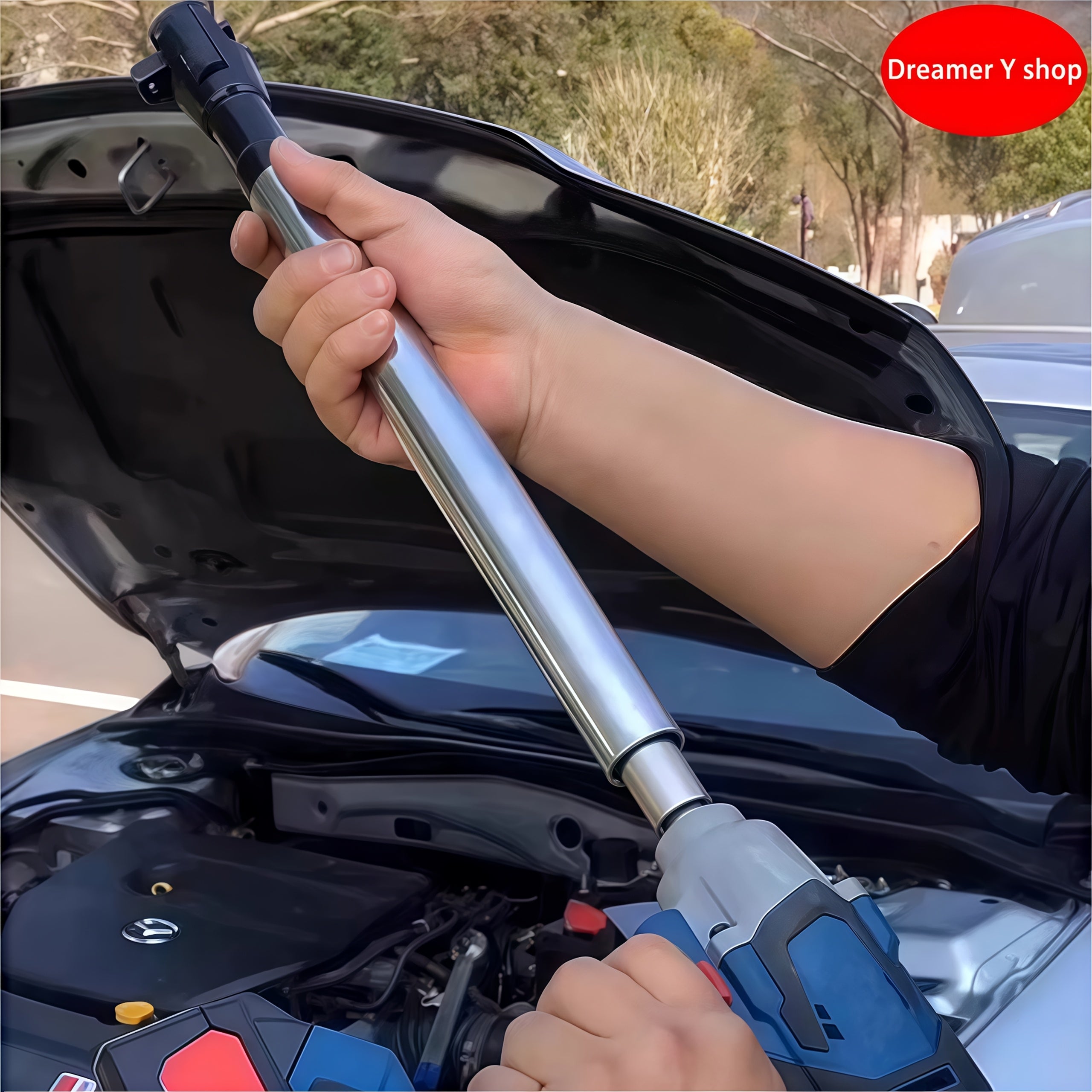 [Repair Tool Kit] Automotive Repair Tool Kit: Ratchet Wrench, Socket Set, 1/2" Drive Extension – Multi-Functional for Cars, Motorcycles, and Farm Equipment Maintenance